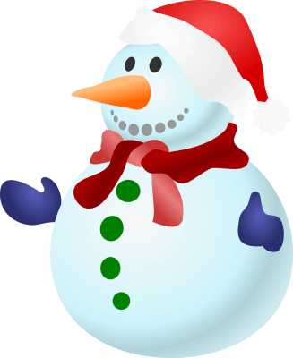 clipart of snowman